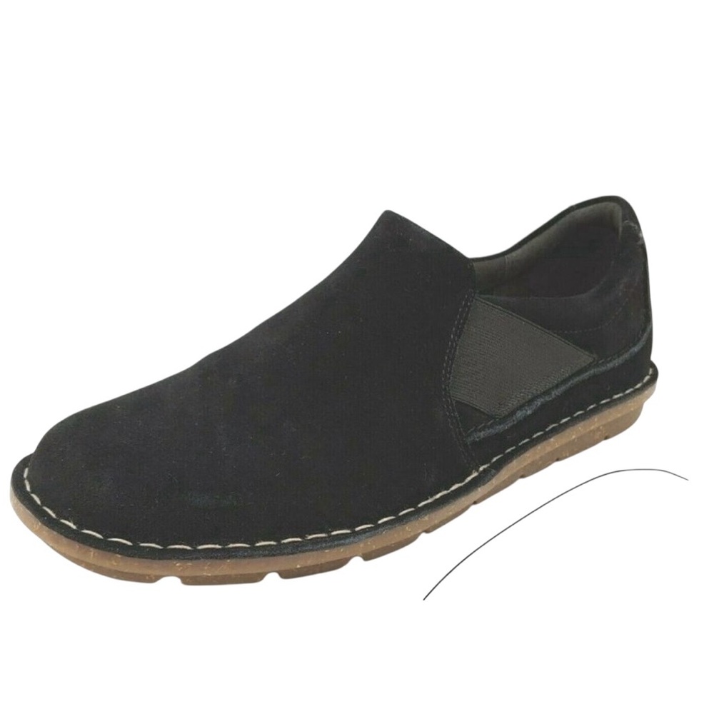 Clarks Collection Tamitha Gwyn Black Suede Loafers Shoes - Picture 3 of 4
